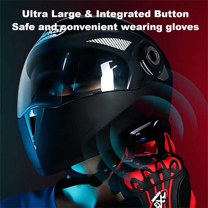 Fodsports FX6 Bluetooth интерком за мотоциклет до 6 човека 1000 м