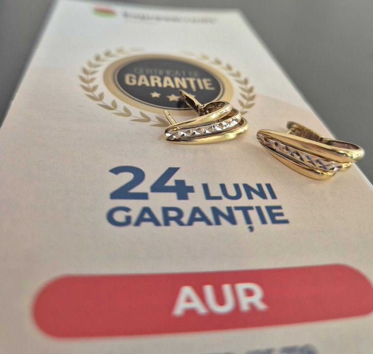 Cercei de aur (AG32 B27323.1) 2 ANI GARANTIE!
