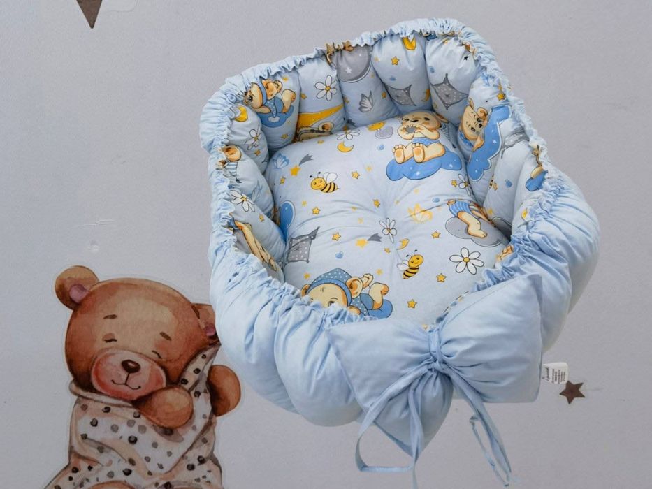 Бебешко гнездо с панделка / възглавница / гимнастика
