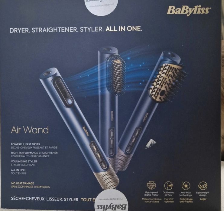 Perie păr BaByliss Air Wand all in 1