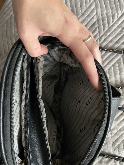 Дамка черна чанта Шанел