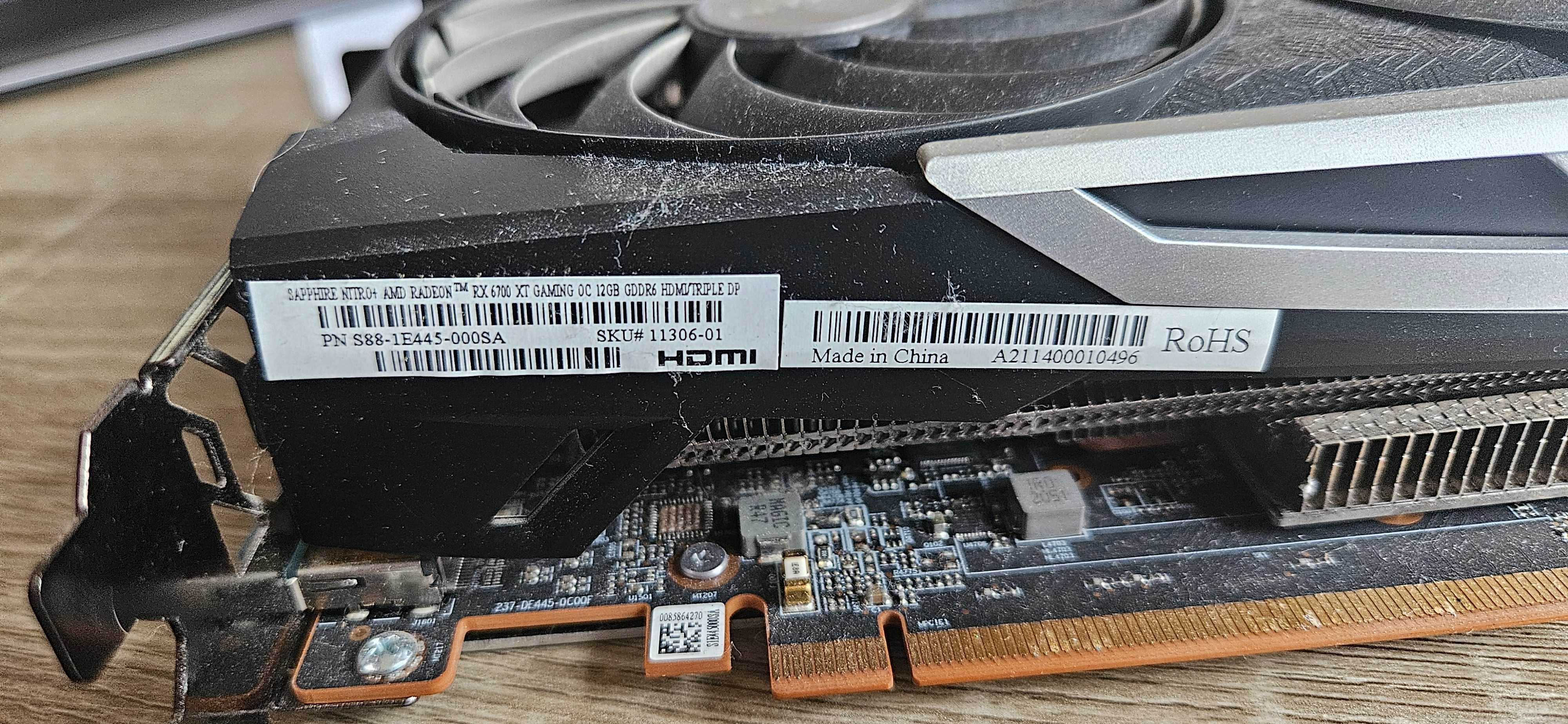 Видео карта SAPPHIRE Radeon RX 6700 XT 12GB NITRO+