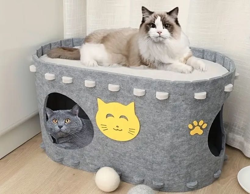Симпатичный и уютный Домик для кошек или маленьких собачек