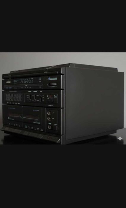 Retro boombER recor -pick-up , radio si dublu casetofon