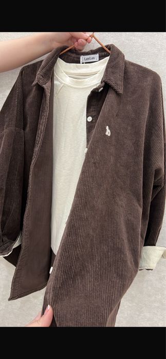 Рубашка вельвет и лонг