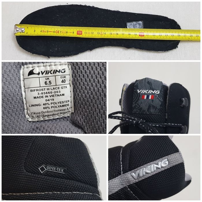 Ghete imblănite VIKING BIFROST III LACE GTX, bocanci Gore-Tex, nr. 40