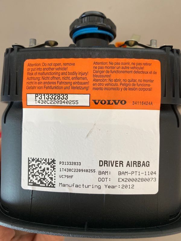 Airbag volan stanga VOLVO XC60 V70 S80 2013 31332833