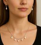 Set cercei și colier argint 925 și perle naturale