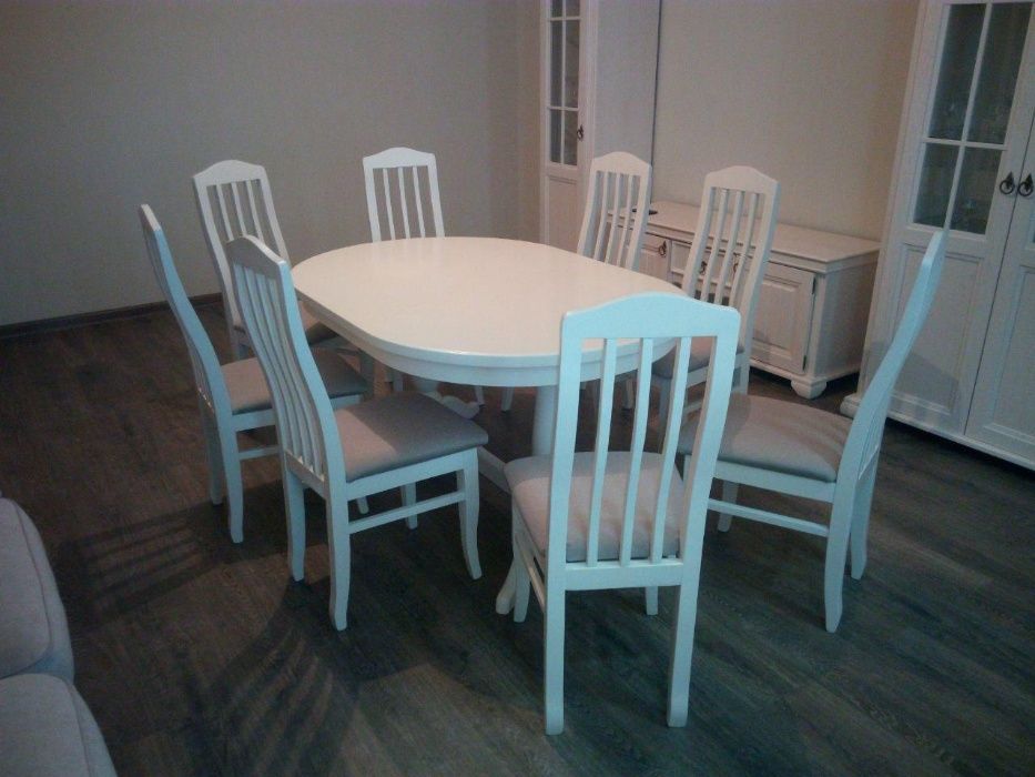 Гостиный комплект, овальный стол +6 стульев