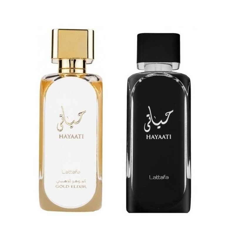 Lattafa HAYAATI SILVER/GOLD ELIXIR, Parfum Arabesc Femei si Barbati