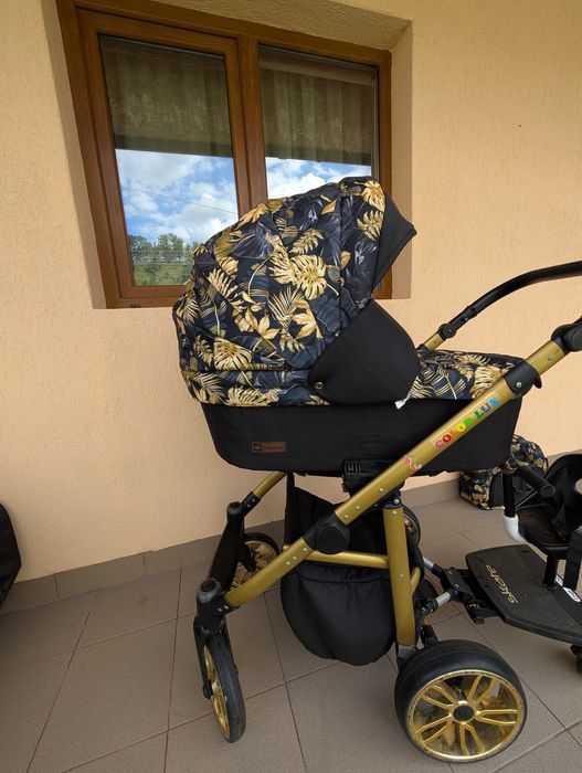 Căruț 3in1 babylux 1200 fara scaun al 2 lea copil sau 1600 cu scaunel
