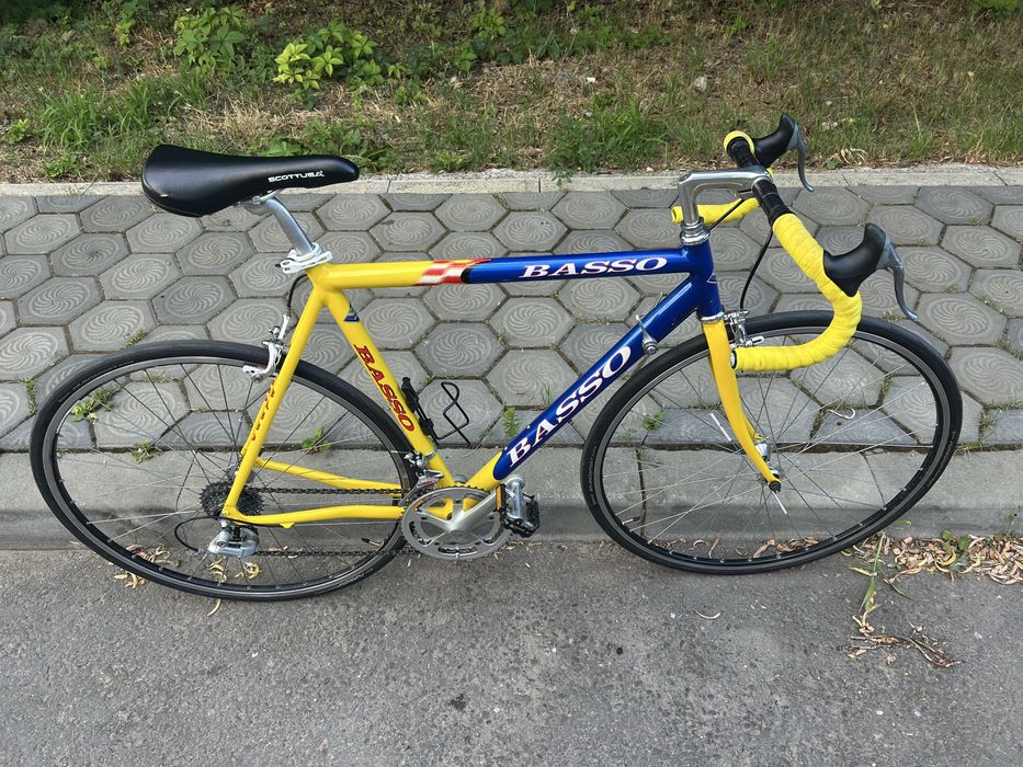 Bicicleta de sosea vintage BASSO Italia Shimano 600 Cadru Columbus