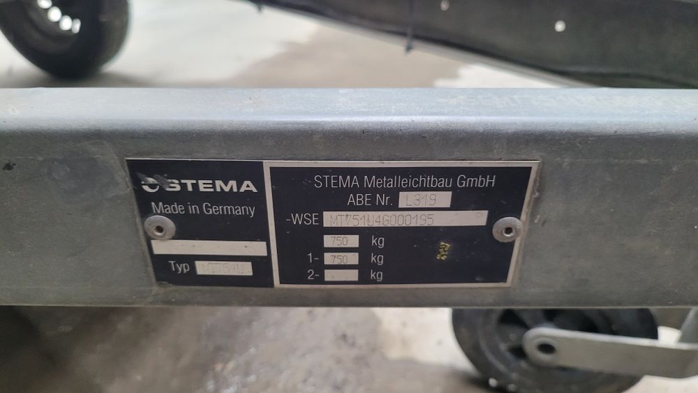 Vand remorca transport motociclete scutere STEMA 750kg