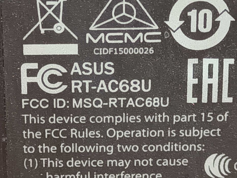 Asus RT-AC68U Dual-band Wireless-AC1900 Gigabit Router USB 3.0
