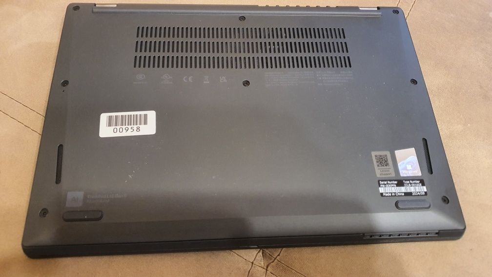Lenovo Thinkpad L13 Gen 5 Intel Ultra5 1.3/4.3GHz ,16GB Ram 512Gb SSD