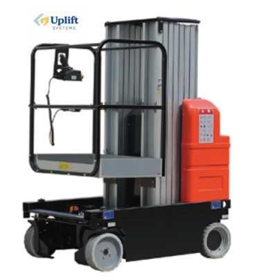 Подъёмник, лифт. Самоходная двухмачтовая подъёмная рабочая платформа