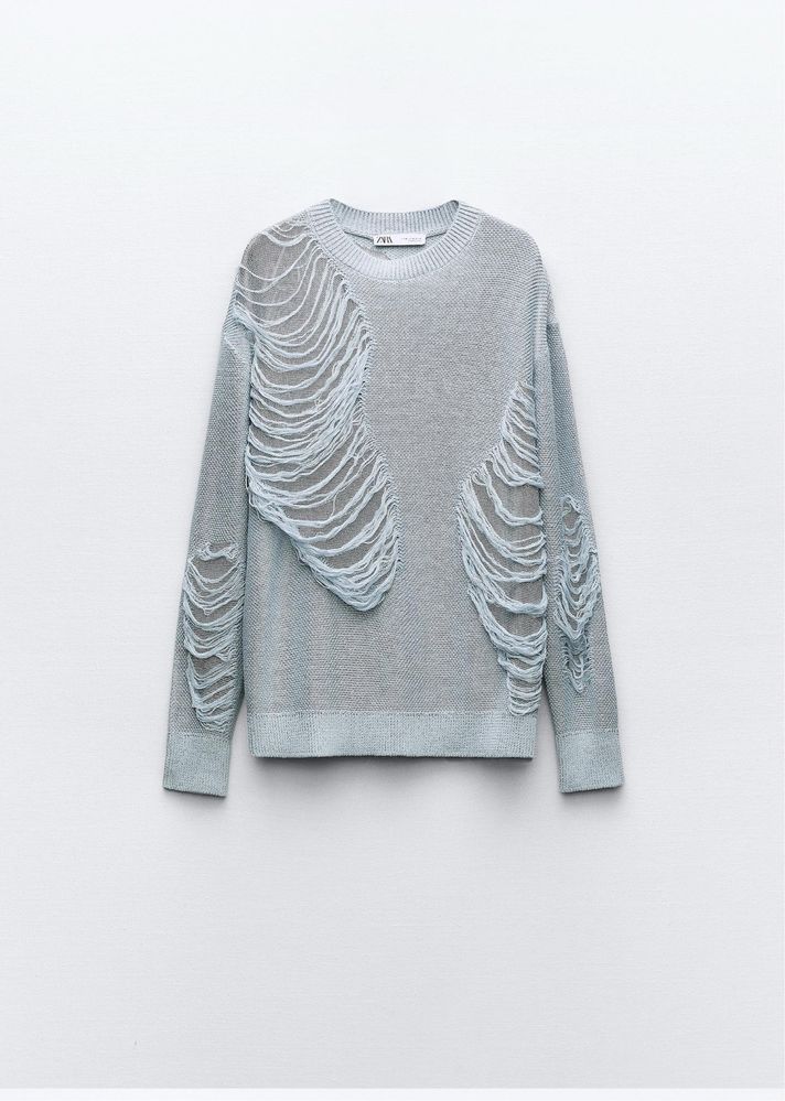 Рипсен пуловер Zara XS