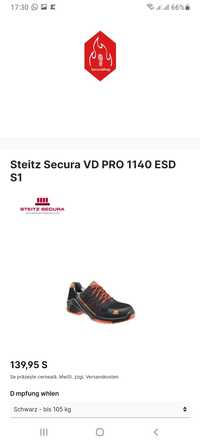 Pantofi protecție Damă Steitz Secura