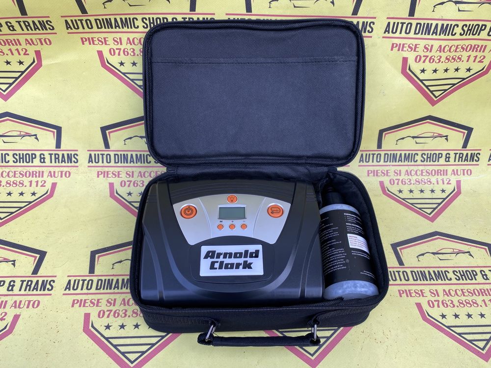 Compresor auto umflat roti Arnold Clark kit pana 12 V afisaj digital