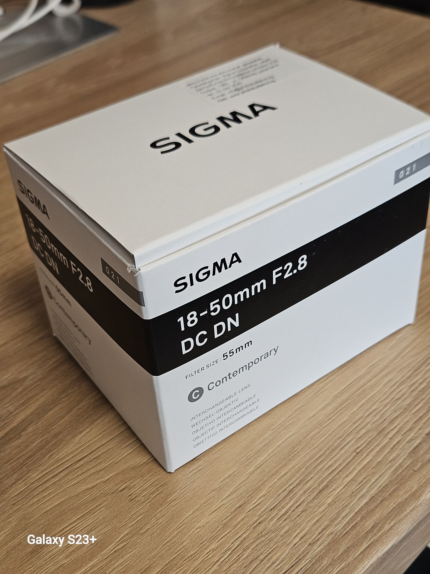 Обектив Sigma 18-50mm,f/2.8 DC DN/FUJI X-Mount