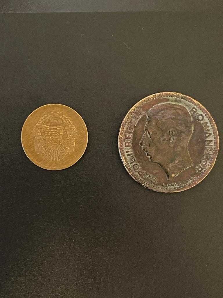 Moneda 1 Ban 1952 si 10 Lei 1930