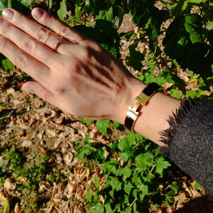 HERMES H click bracelet