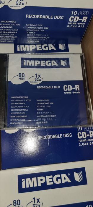 Discuri CD-R Impega 80 min,700 Mb,52x
