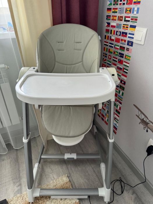 Шезлонг-стульчик Wingoffly 129PRO электрическая стул-качеля серый