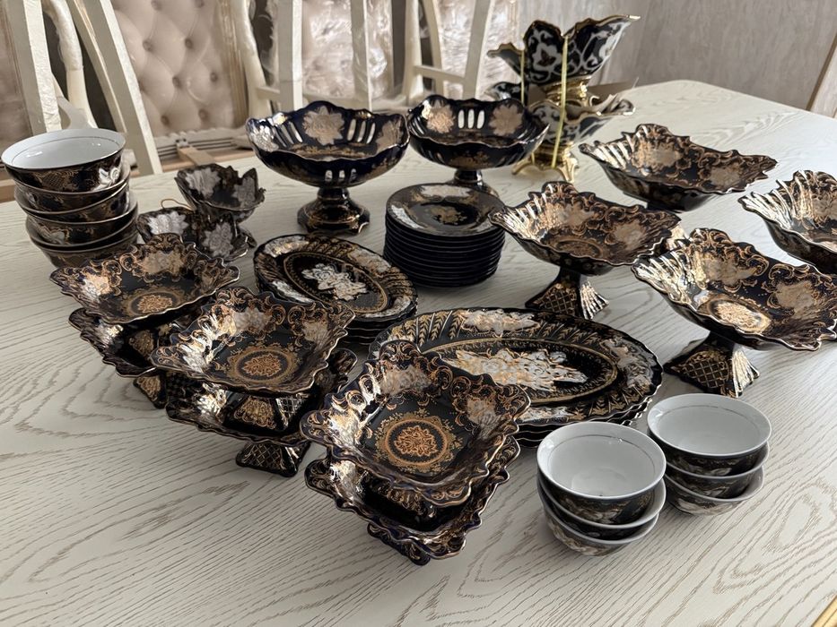 Arzonga bervoraman qora chinni idishlar