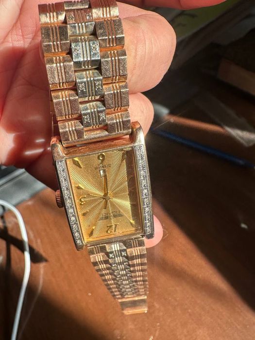 Продаются золотые мужские часы Полет 22 камня бриллиантов