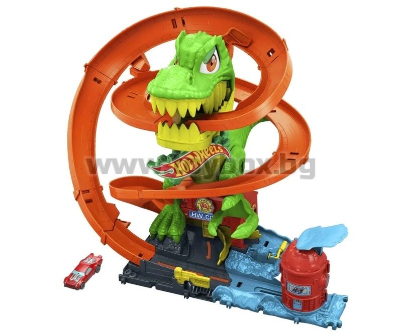 Hot Wheels City - Комплект писта Т-Рекс