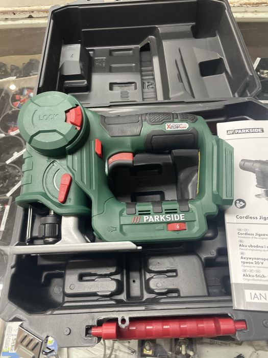 Нов Акумулаторен Саблен трион и Прободен трион 2в1 Parkside 20V