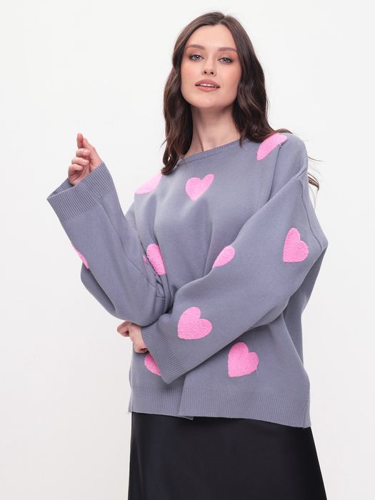 Свитер оверсайз вязанные новые