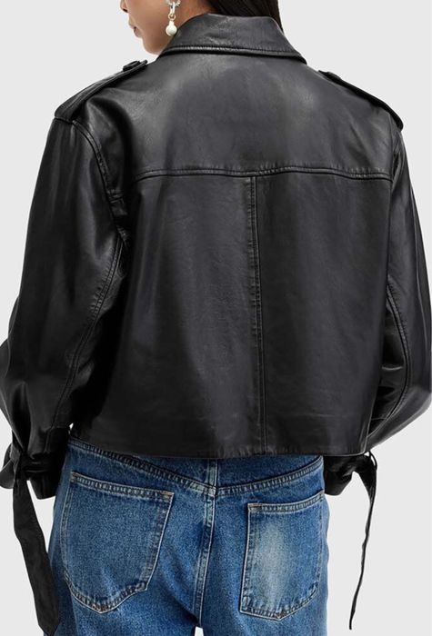 Geaca piele ALLSAINTS dama Originala noua la -60% pretului de magazin