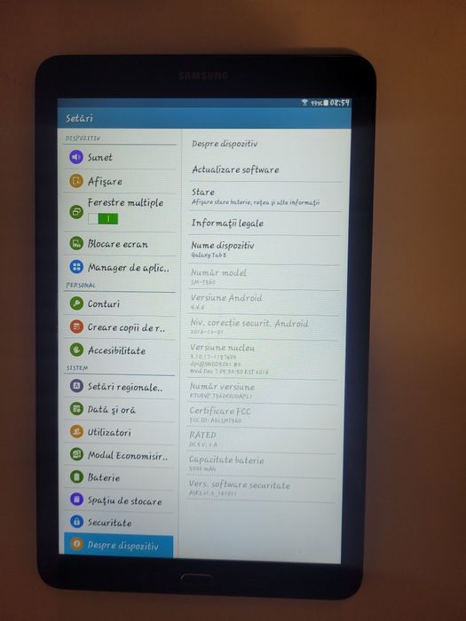 Tableta Samsung Galaxy Tab E