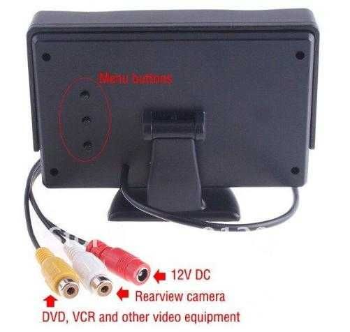DC RCA Чинч Аудио Видео Кабел за Автомобилна Камера за Кола Парктроник