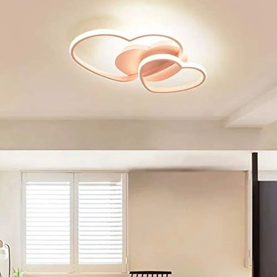 Лед LED полилей сърце Модерно таванно осветление 42W Таванна лампа