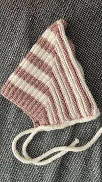 Caciula lana moale Pixie handmade 18-24