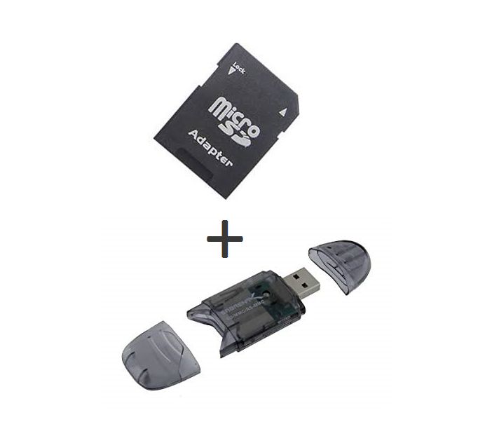 Adaptor MicroSD + Micro SDHC Card Reader USB