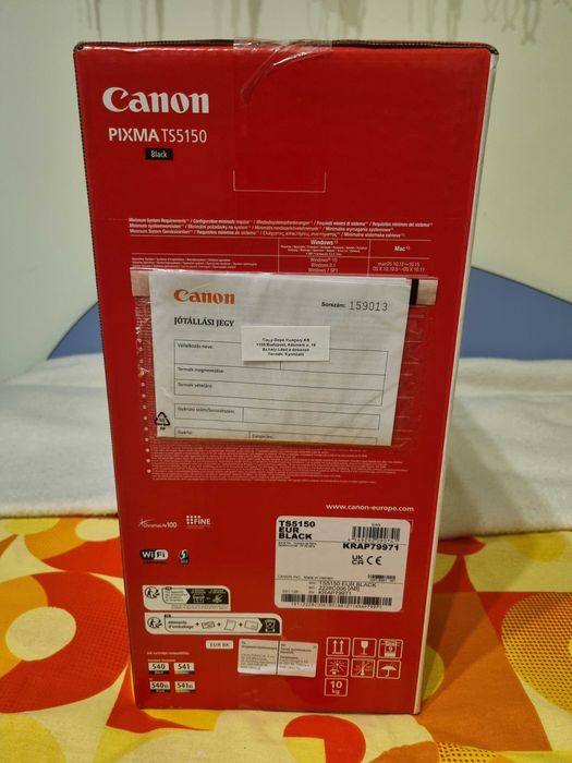 Imprimanta inkjet color Canon PIXMA TS5150, Wireless, A4 NOUA SIGILATA