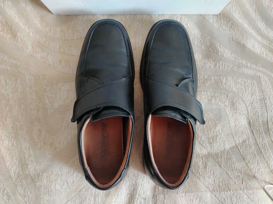 Socofor /разм-45/Португалия/Кожаные туфли ботинки полуботинки мокасины
