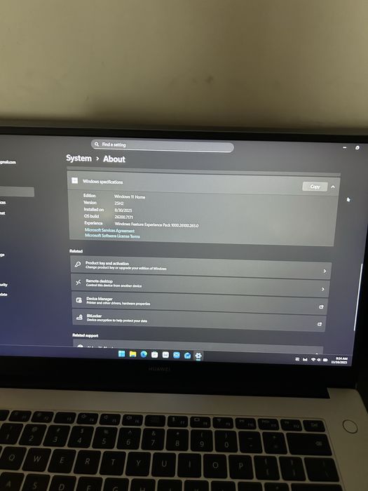 Vand laptop HUAWEI Matebook D15 cu procesor AMD Ryzen 5 5500U