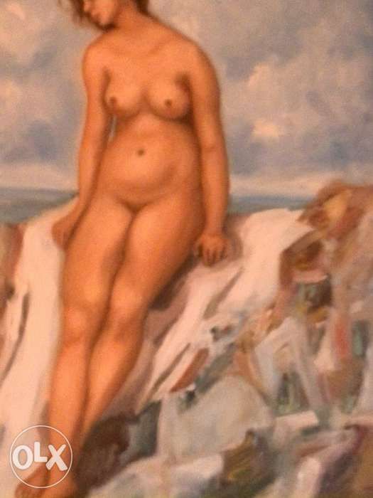 Tablou Pictura Nud pe malul marii N.Grigorescu Reproducere