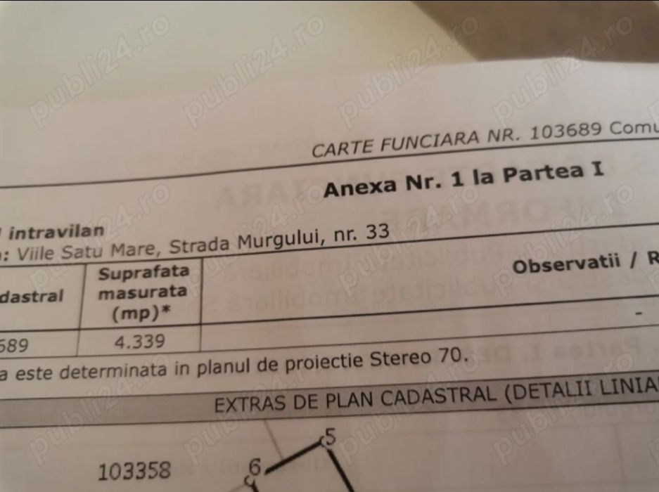 Casa/teren de vanzare viile satu mare