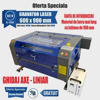 Gravator Laser KL-9060- 100W - 900x600mm RUIDA - Ghidaj Axe LINIAR