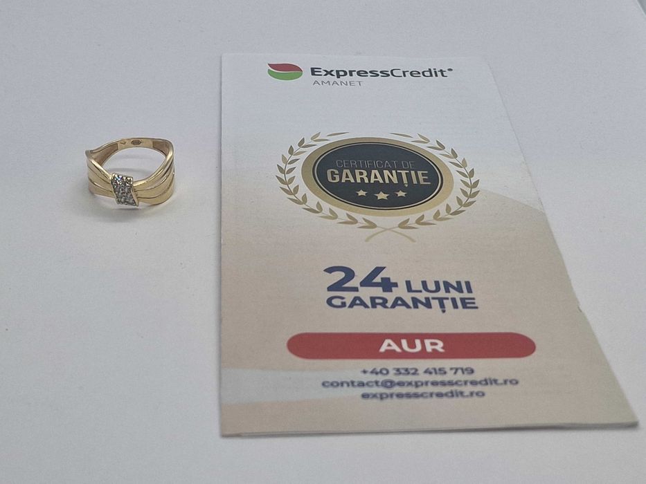 Inel aur 14k  3.01  (AG4 Dacia 50010) Garantie 2 ani