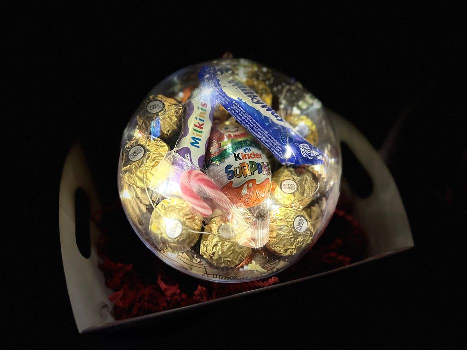 Коледа е още по-вълшебна, когато е поднесена в такава сладка топка!