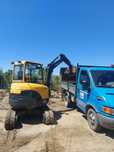 Miniexcavator Nisip Piatra Balast Evacuare Moloz Beton