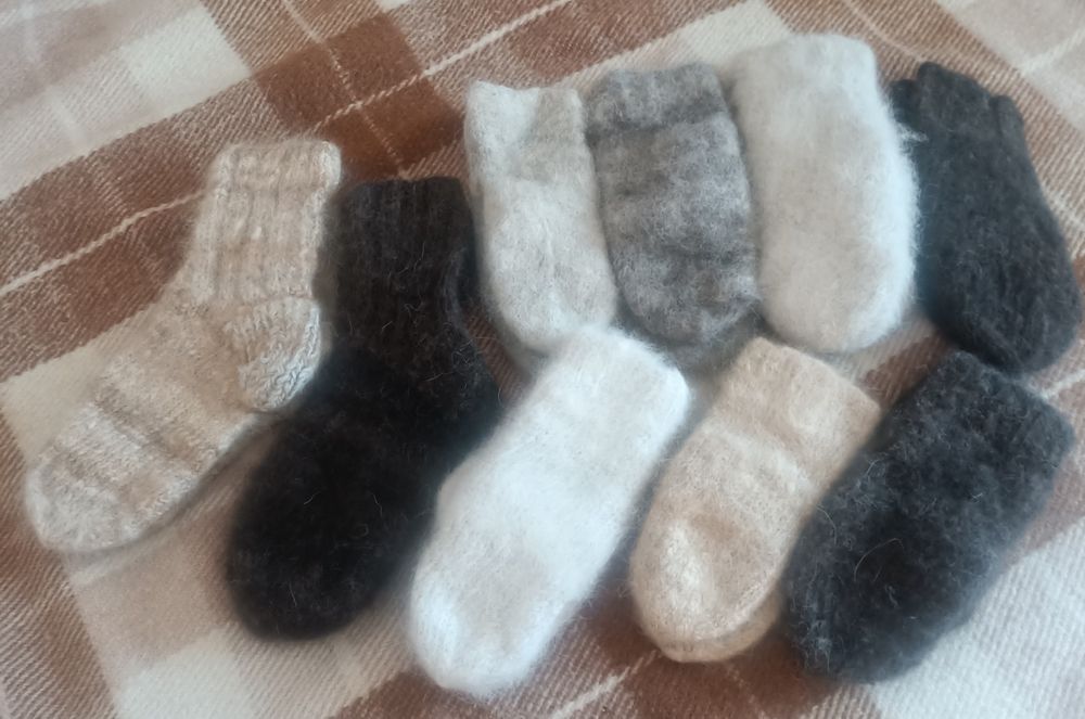 Наколенники, носки из собачьей шерсти
