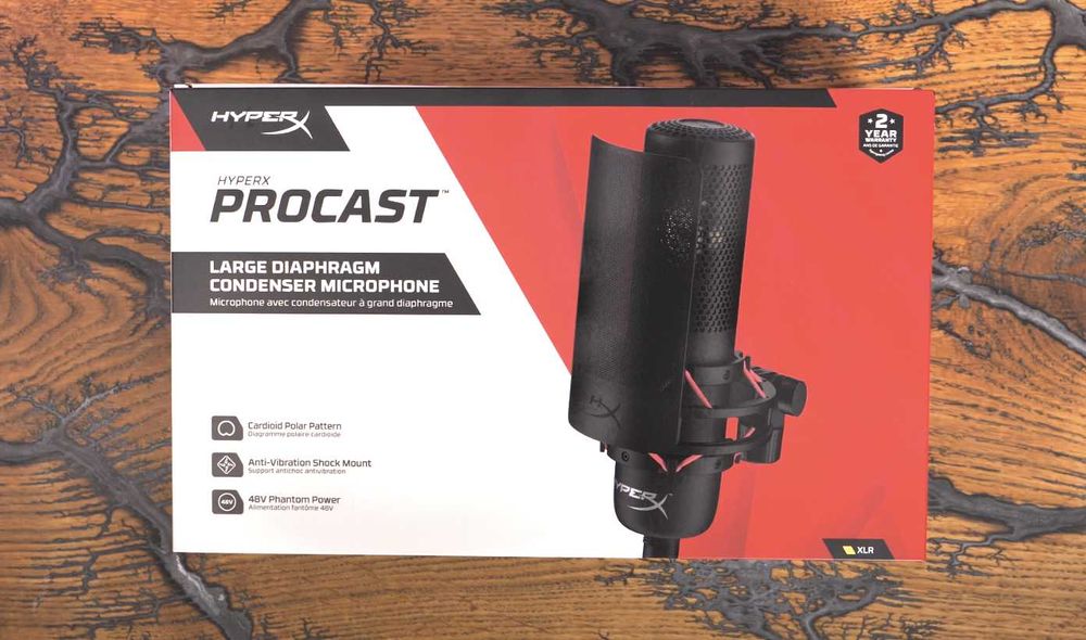 Microfon Gaming/Streaming HyperX ProCast XLR /sigilat /garantie 1 an